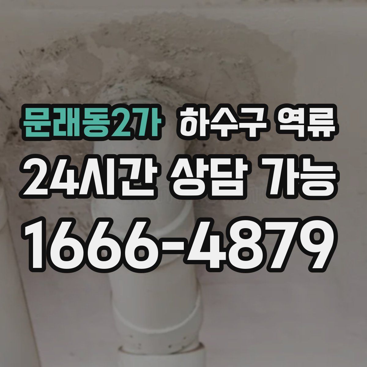 문래동2가 하수구 역류