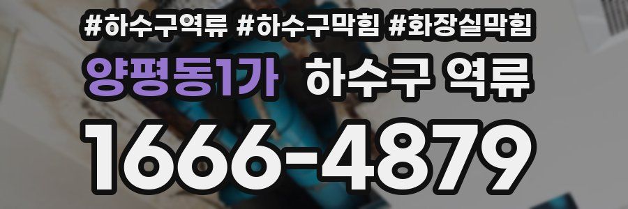 양평동1가 하수구 역류