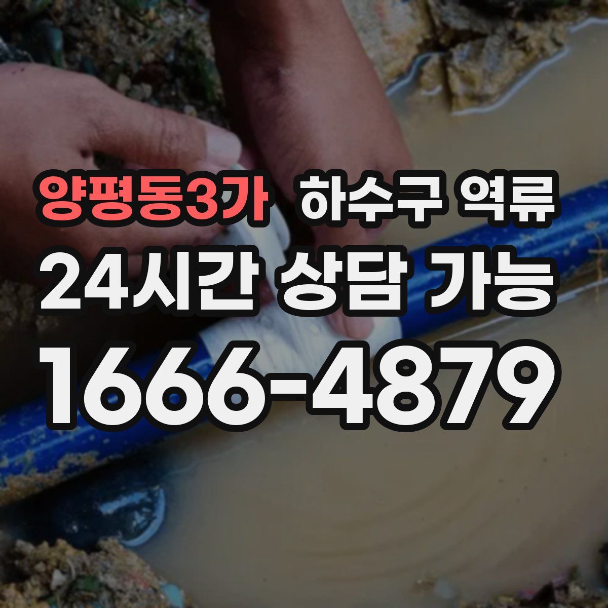 양평동3가 하수구 역류