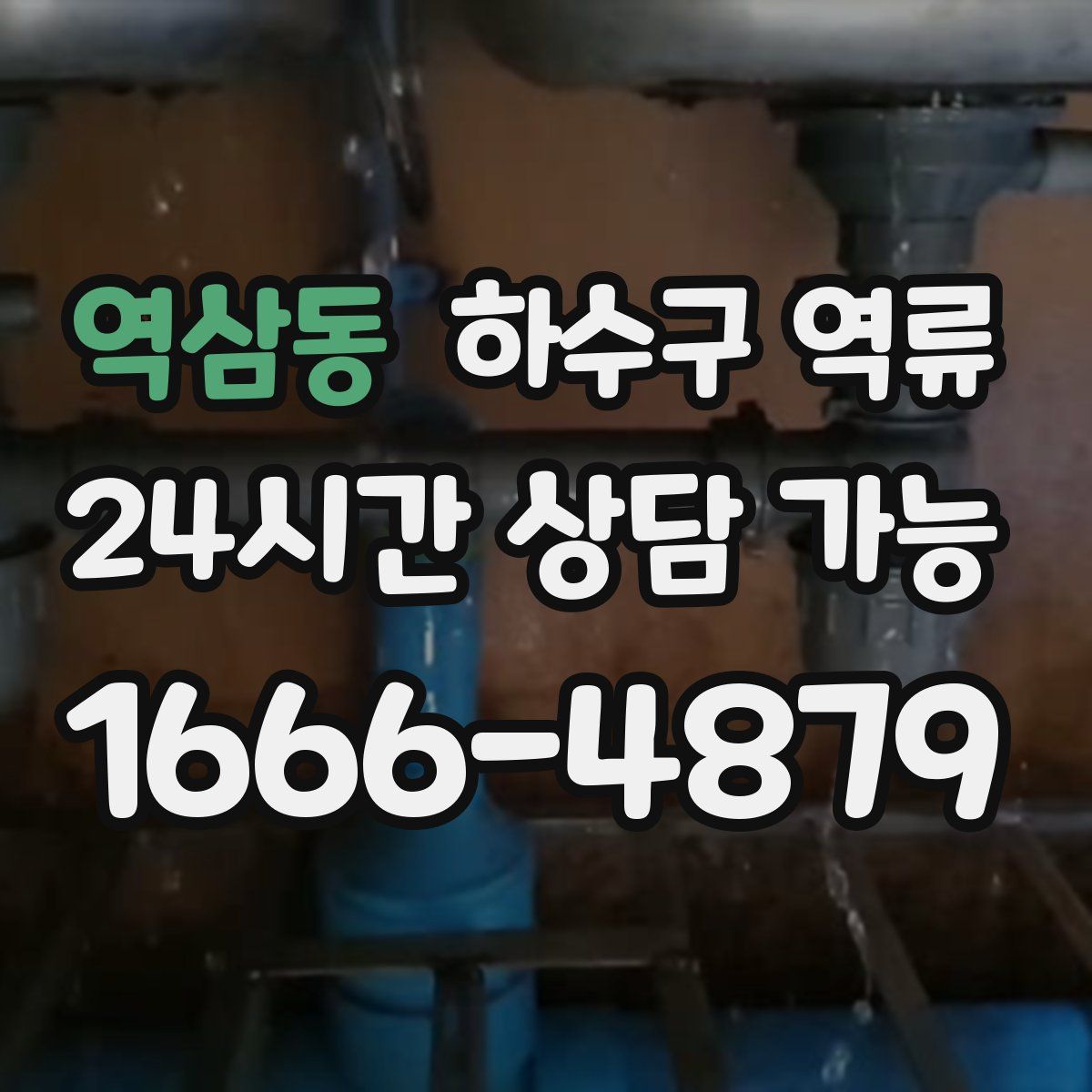 역삼동 하수구 역류