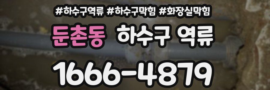 둔촌동 하수구 역류
