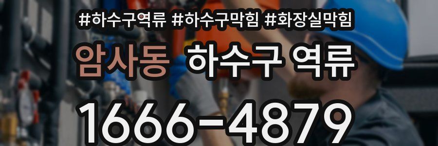 암사동 하수구 역류