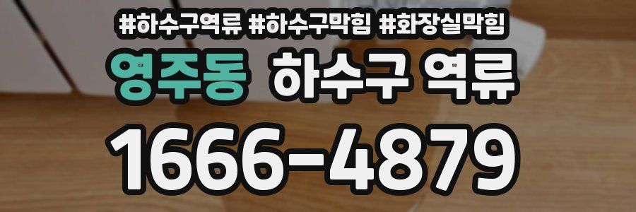 영주동 하수구 역류