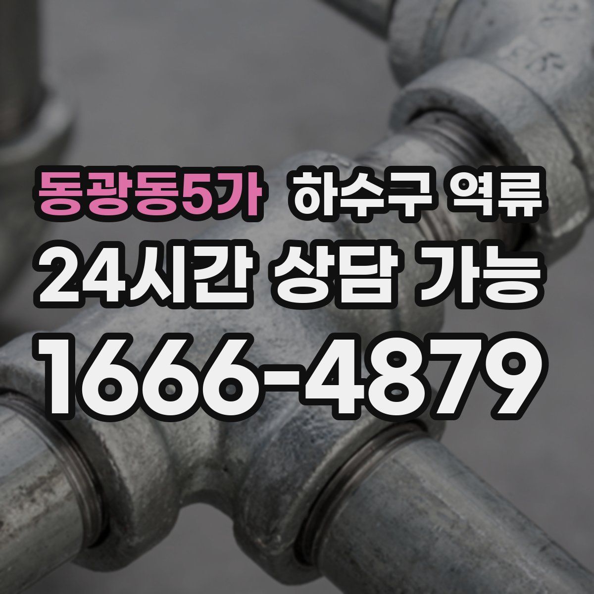 동광동5가 하수구 역류