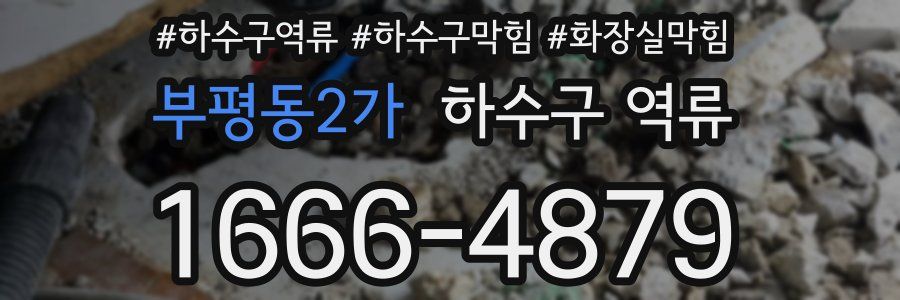 부평동2가 하수구 역류