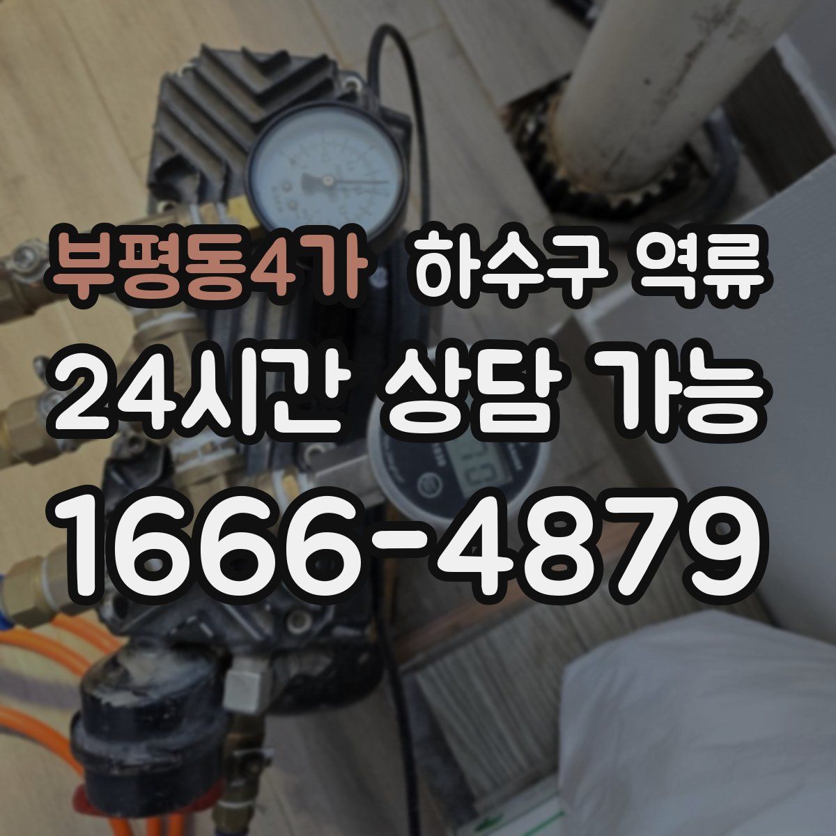 부평동4가 하수구 역류