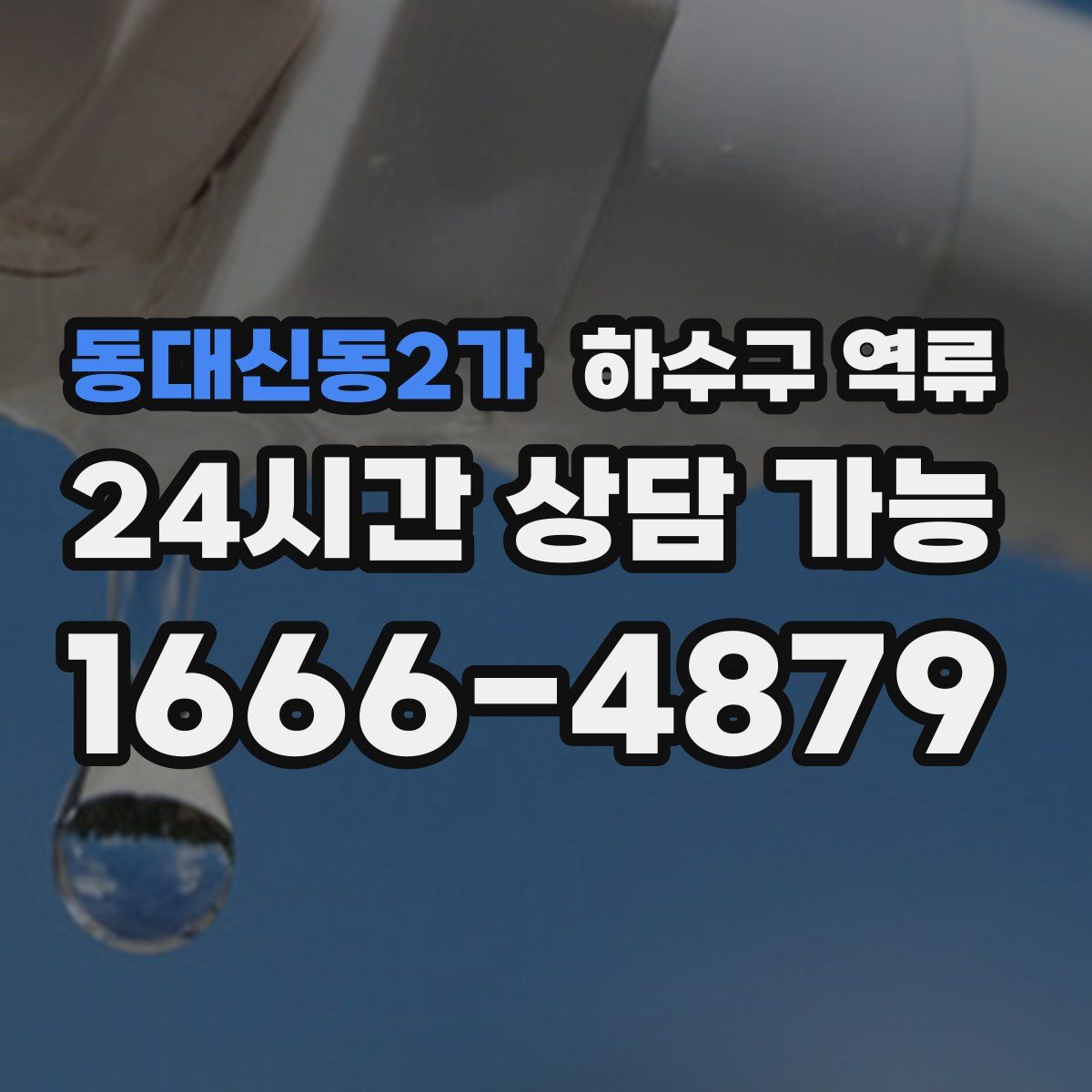동대신동2가 하수구 역류