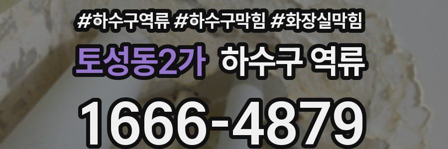 토성동2가 하수구 역류