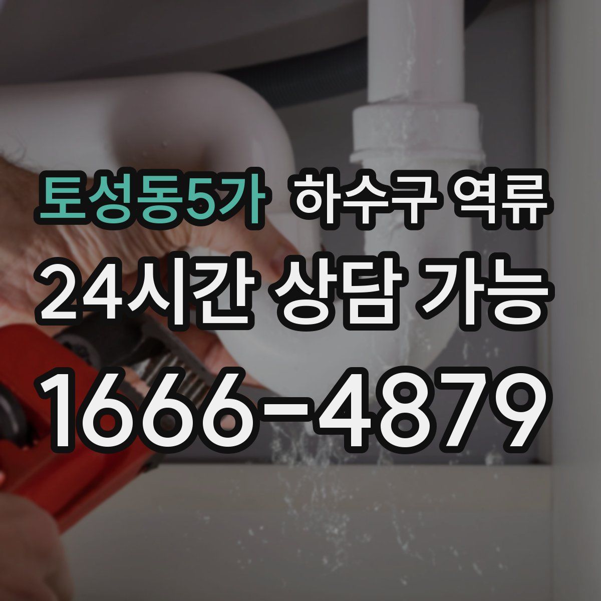 토성동5가 하수구 역류