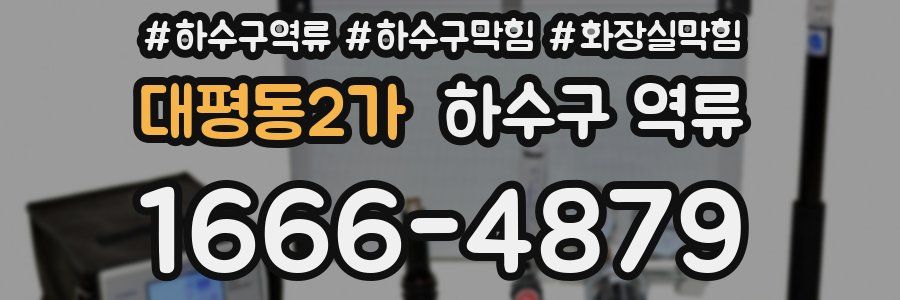 대평동2가 하수구 역류