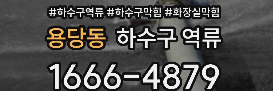 용당동 하수구 역류