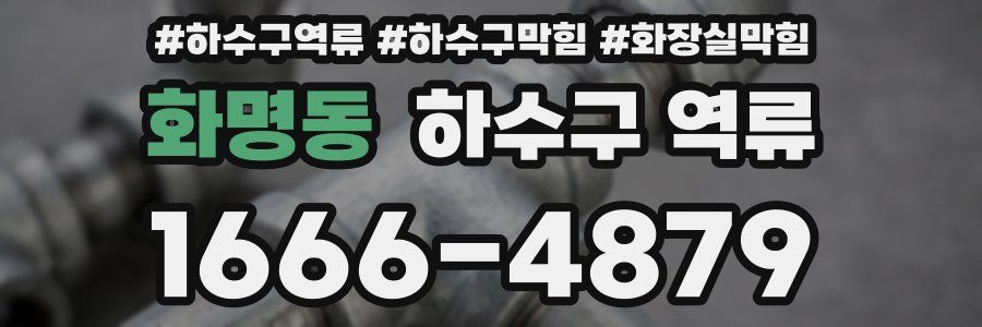 화명동 하수구 역류