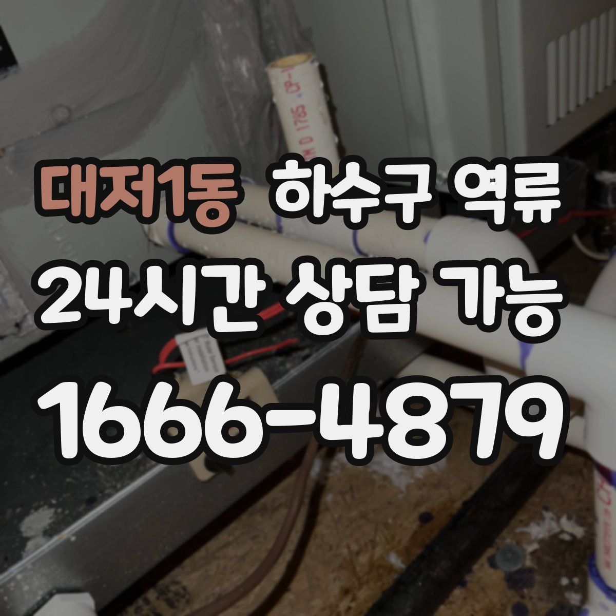 대저1동 하수구 역류