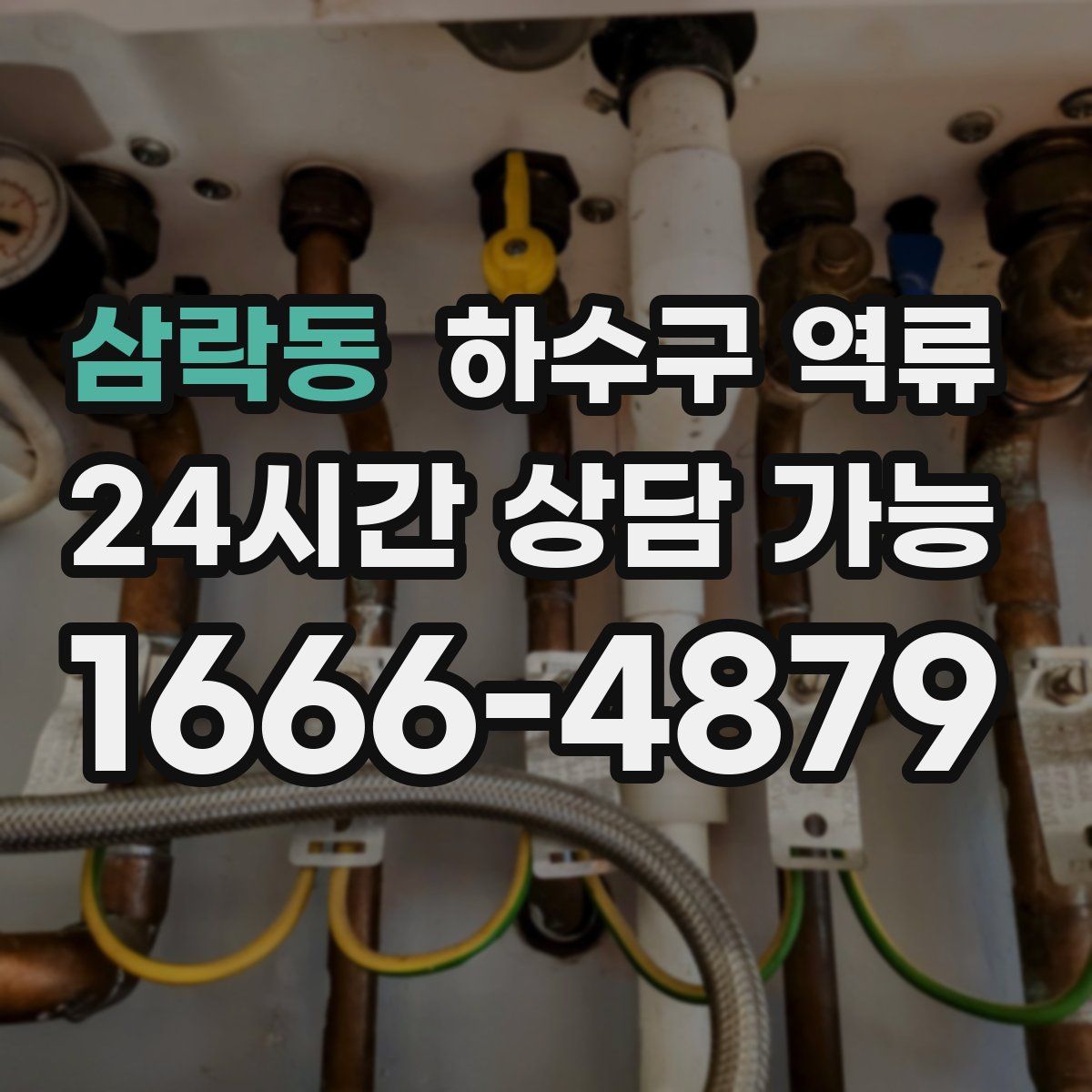 삼락동 하수구 역류