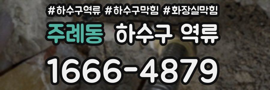 주례동 하수구 역류
