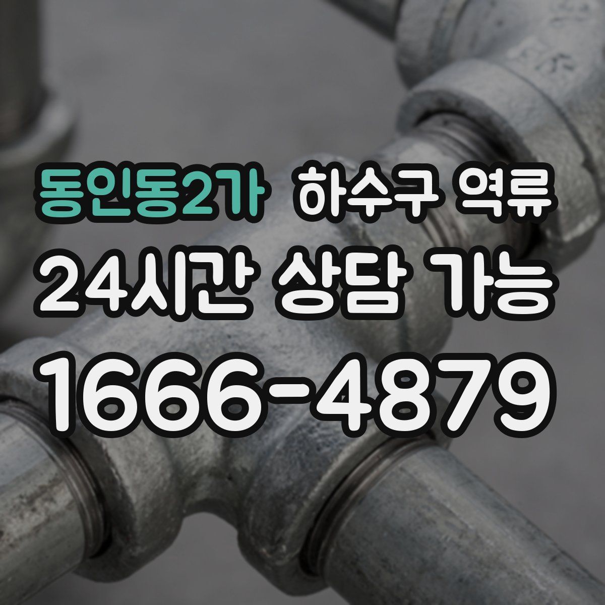 동인동2가 하수구 역류