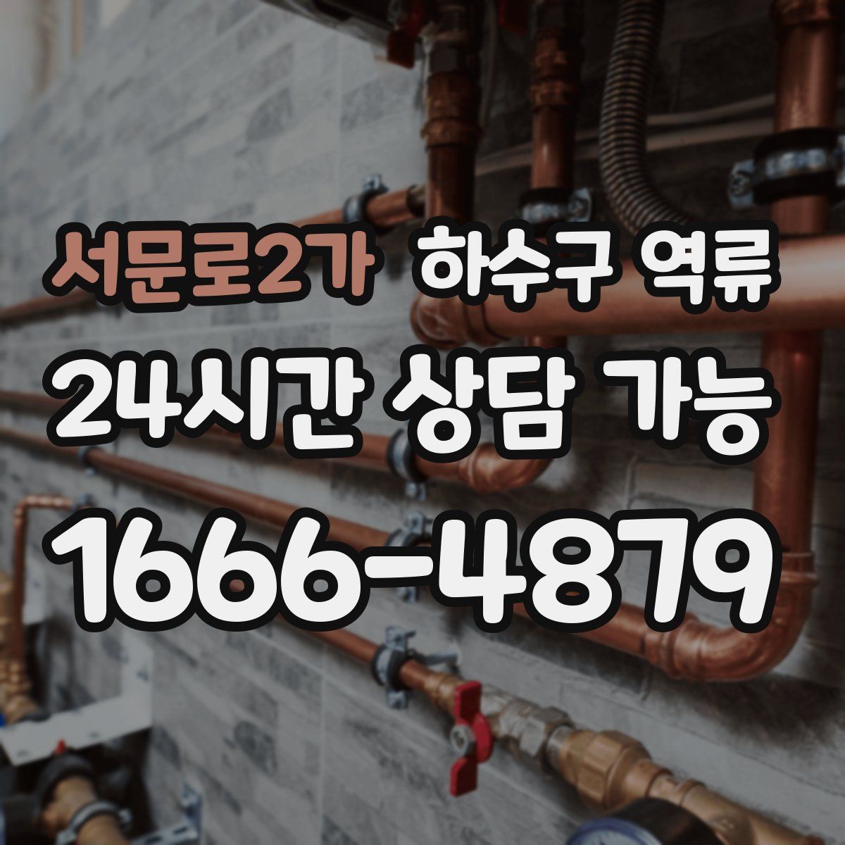 서문로2가 하수구 역류