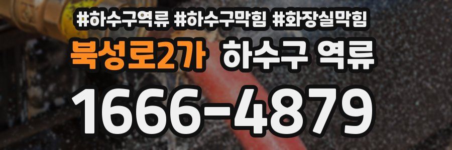 북성로2가 하수구 역류