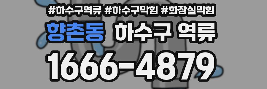 향촌동 하수구 역류