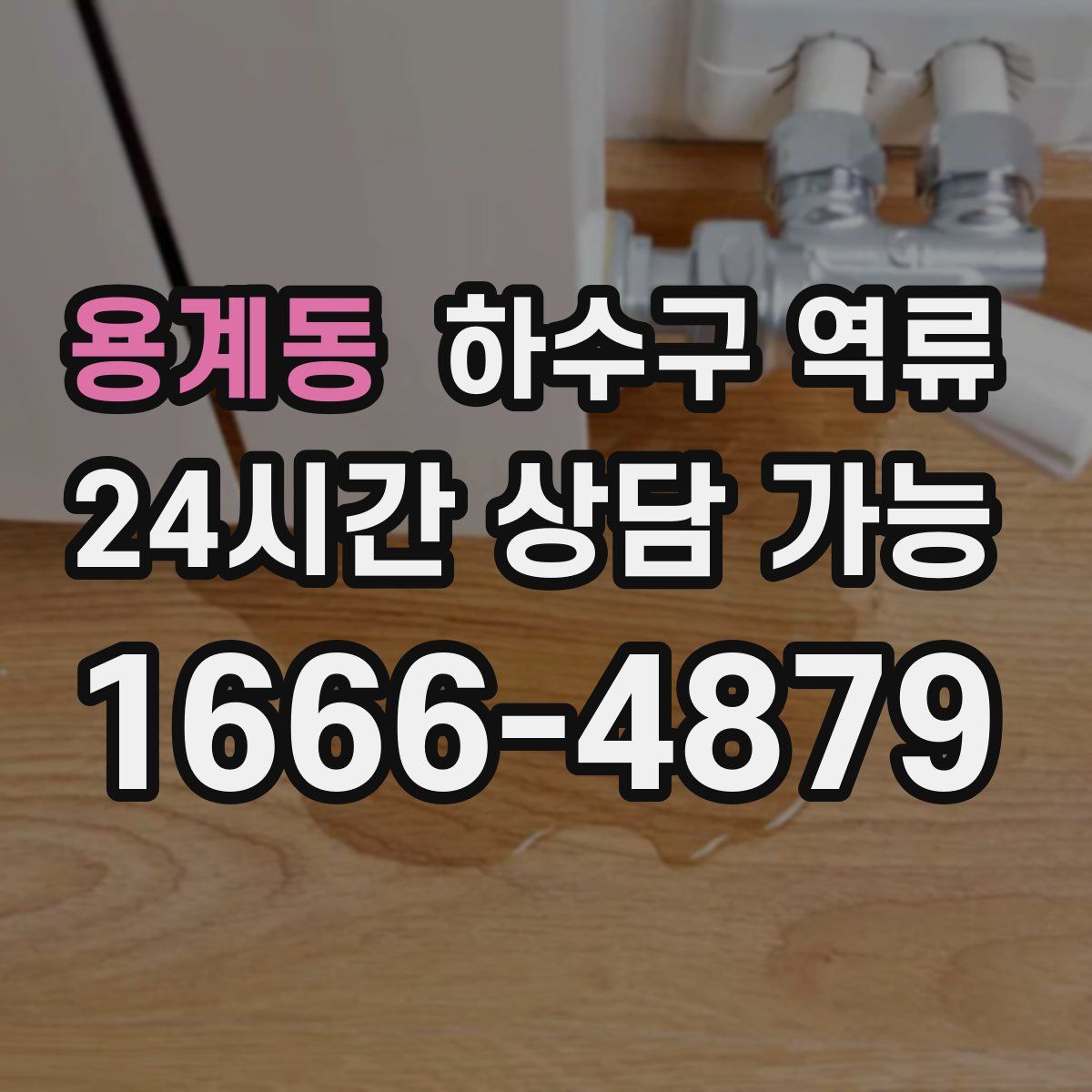 용계동 하수구 역류