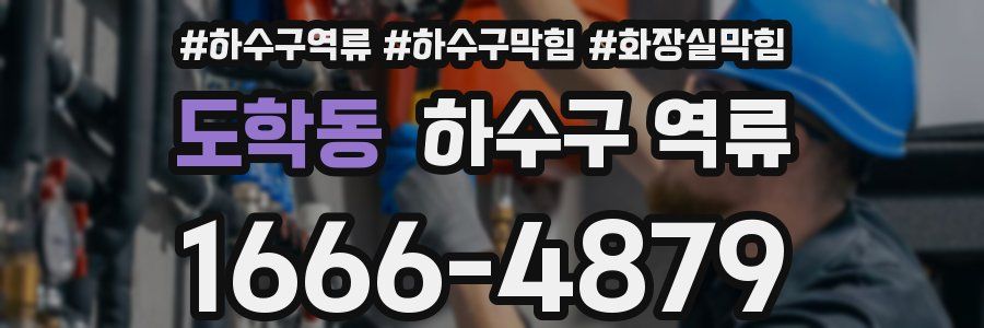 도학동 하수구 역류