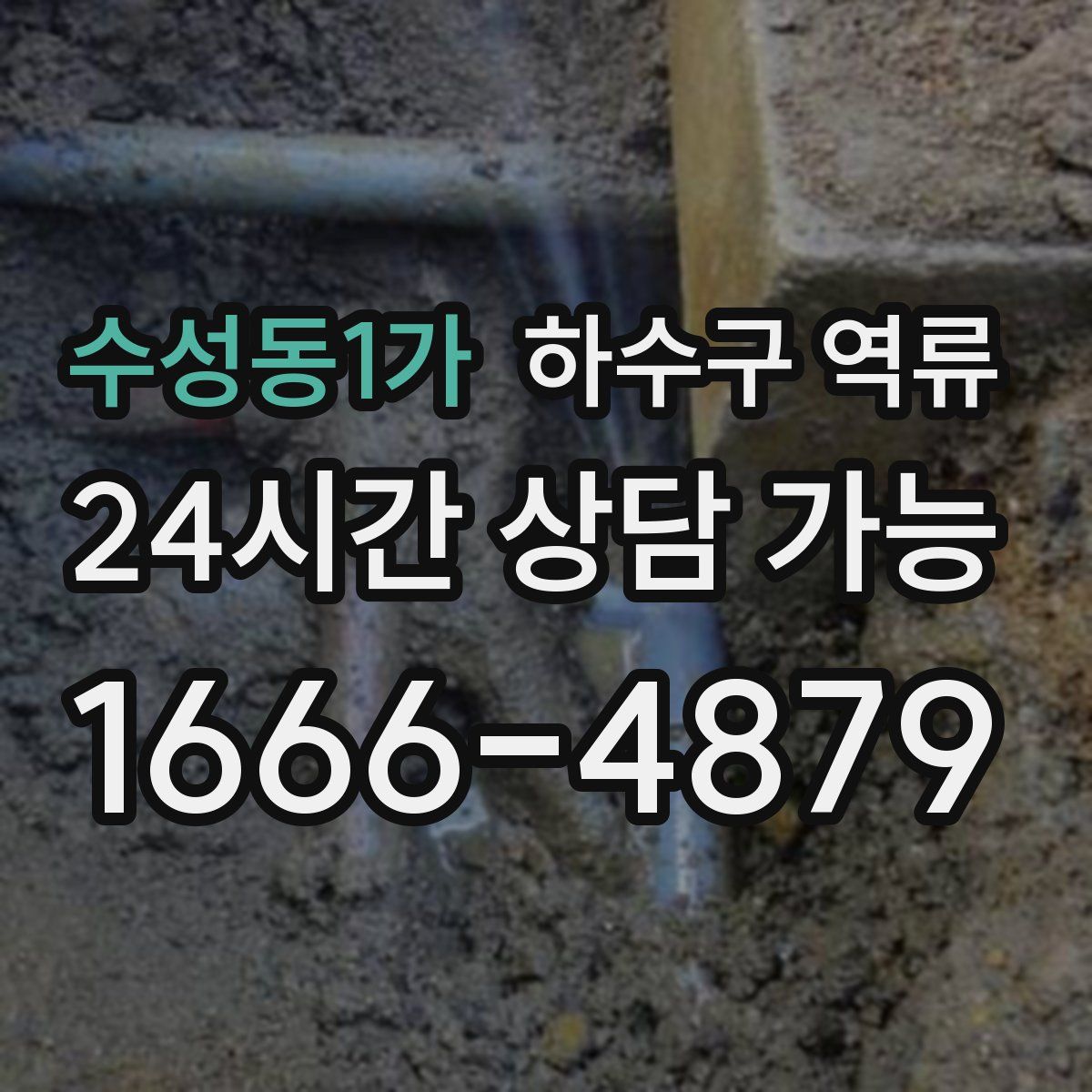 수성동1가 하수구 역류