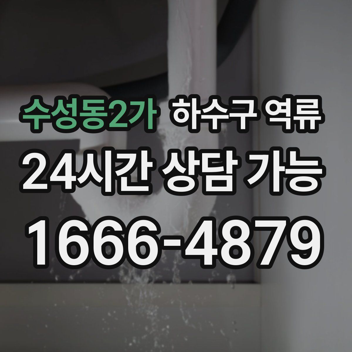 수성동2가 하수구 역류