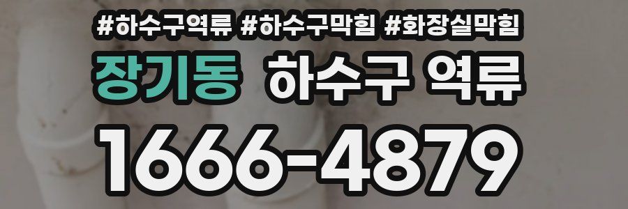 장기동 하수구 역류