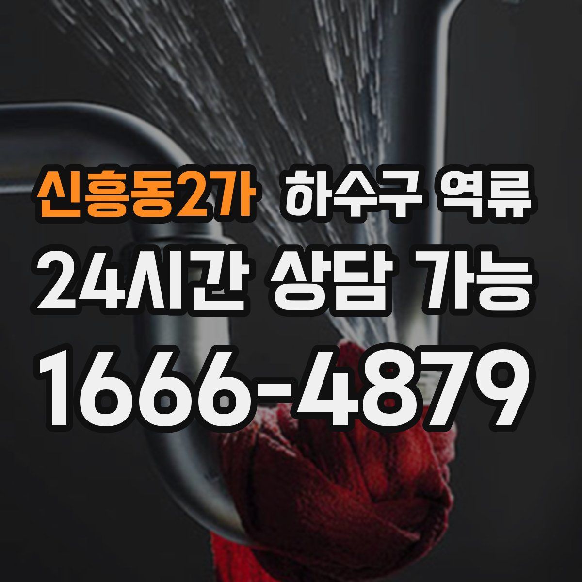 신흥동2가 하수구 역류