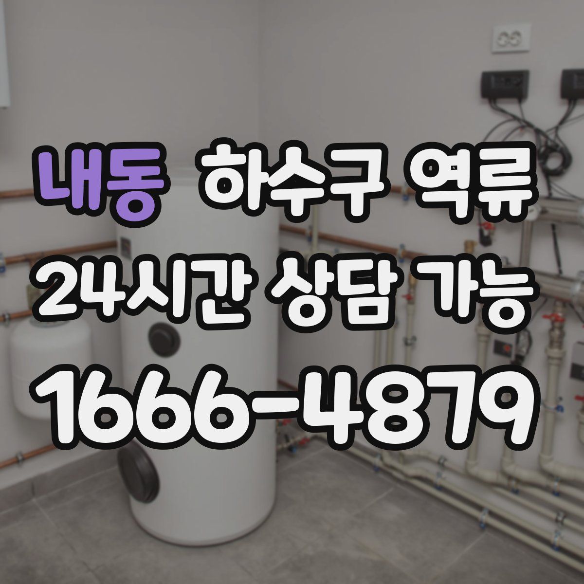 내동 하수구 역류