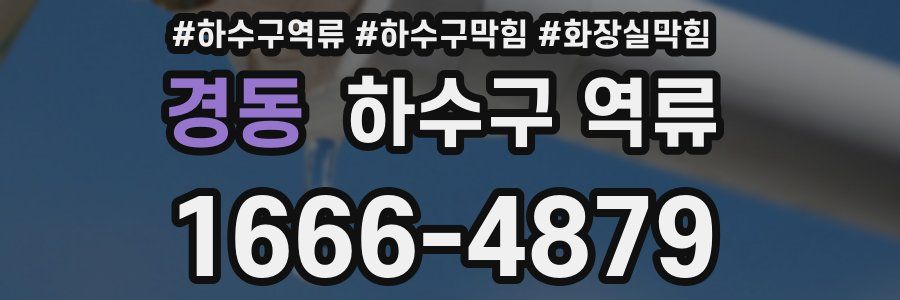 경동 하수구 역류