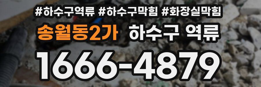 송월동2가 하수구 역류