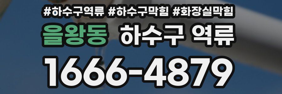 을왕동 하수구 역류