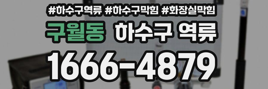 구월동 하수구 역류