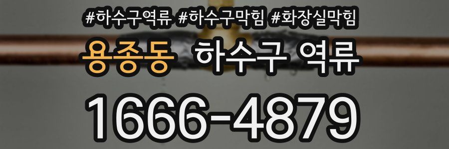 용종동 하수구 역류