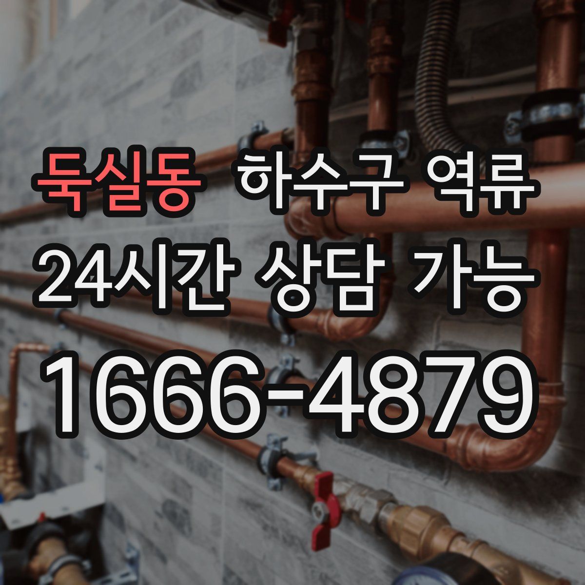 둑실동 하수구 역류