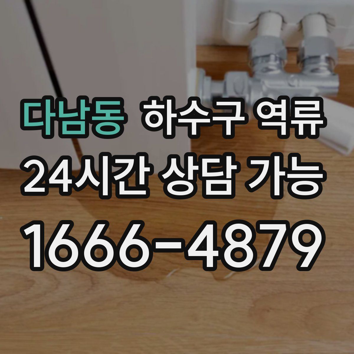 다남동 하수구 역류