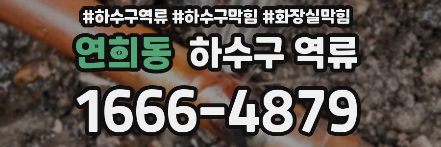 연희동 하수구 역류