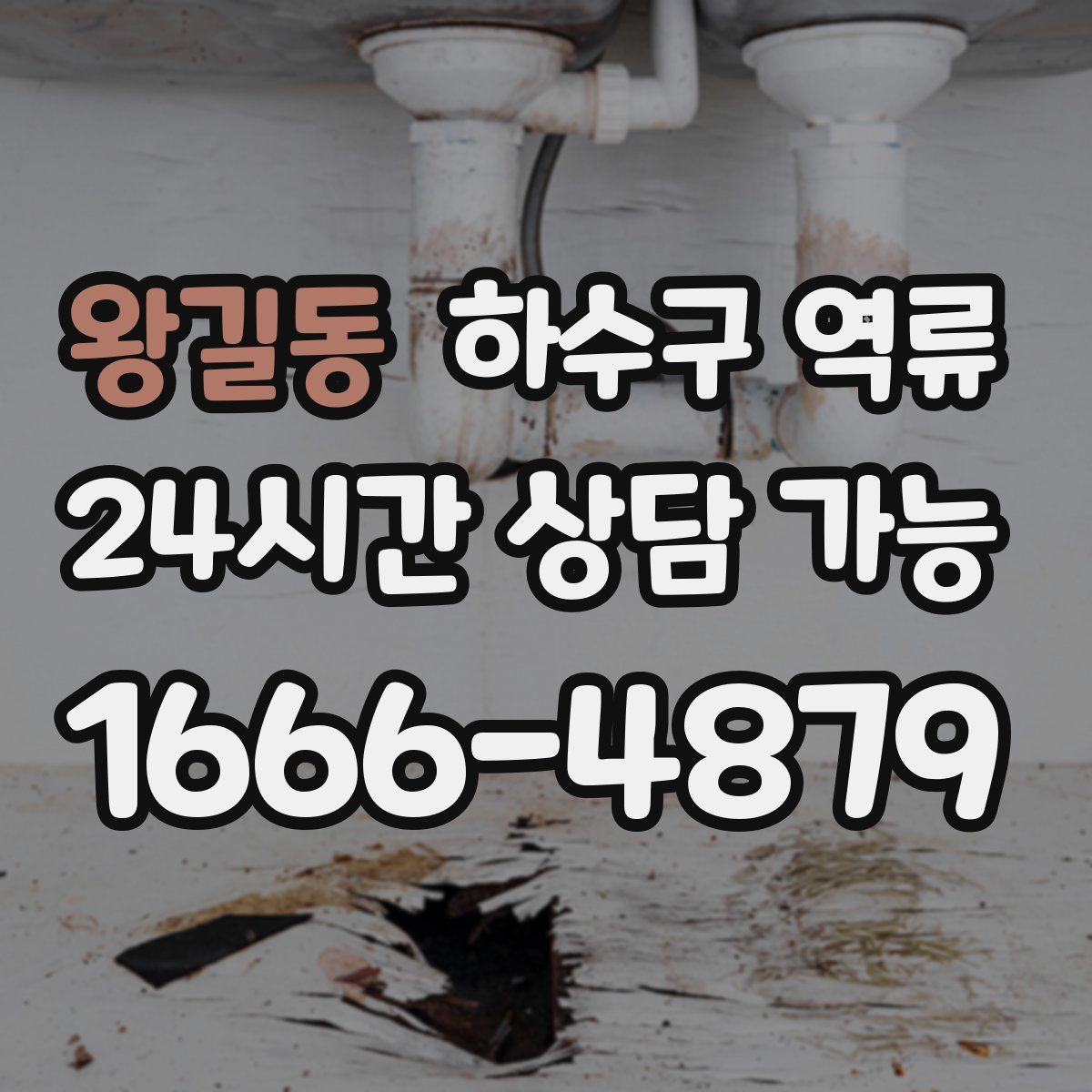 왕길동 하수구 역류