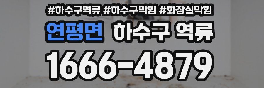 연평면 하수구 역류