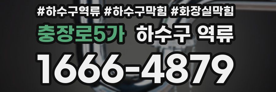 충장로5가 하수구 역류