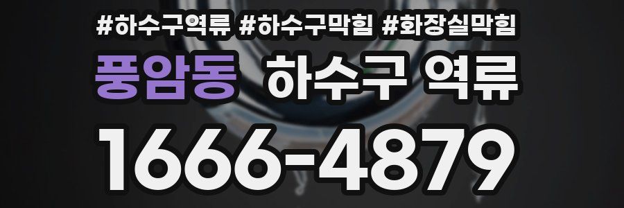 풍암동 하수구 역류