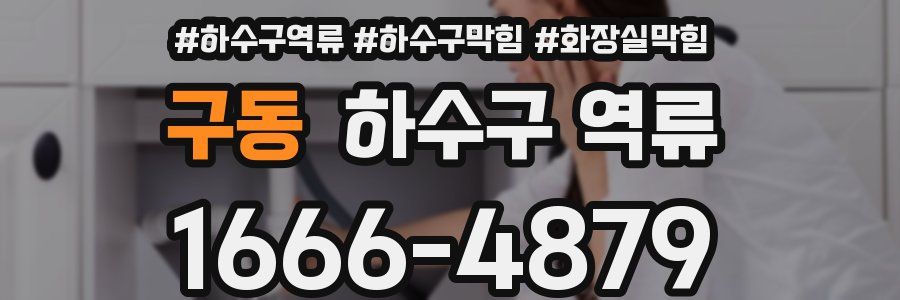 구동 하수구 역류