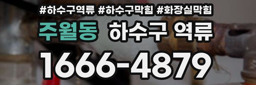 주월동 하수구 역류