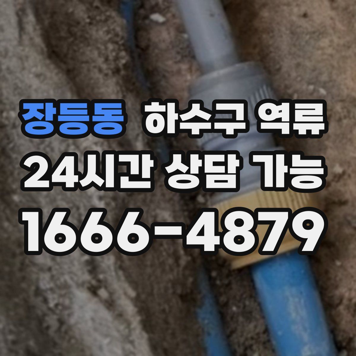 장등동 하수구 역류