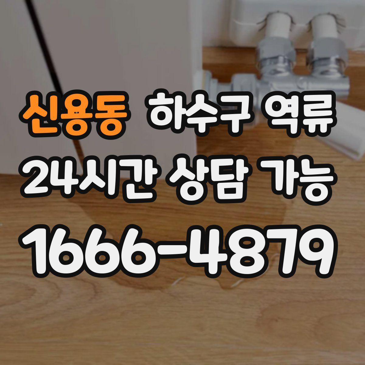 신용동 하수구 역류