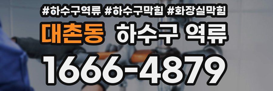 대촌동 하수구 역류