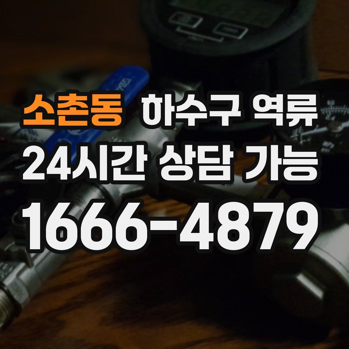 소촌동 하수구 역류