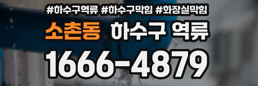 소촌동 하수구 역류