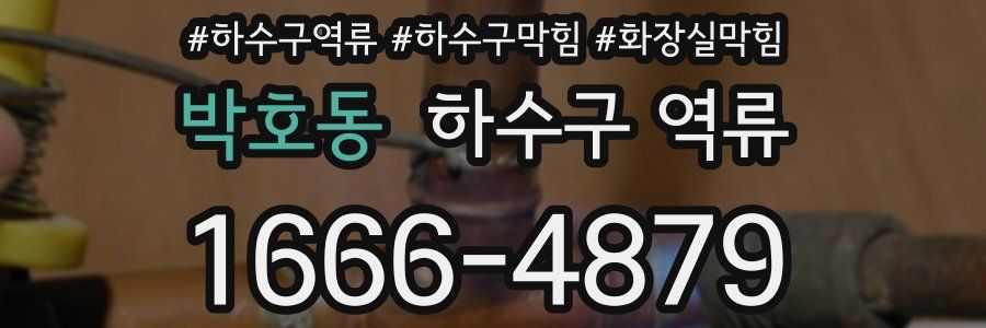 박호동 하수구 역류